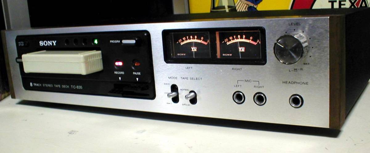 SONY TC-835 - STEREO 0 TAPE ◇8トラック・デッキ◇8-TRACK TC-835