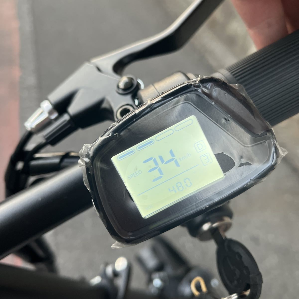 フル電動自転車 モペット アクセル付 ジャンク ジャンク】 ひねちゃ 