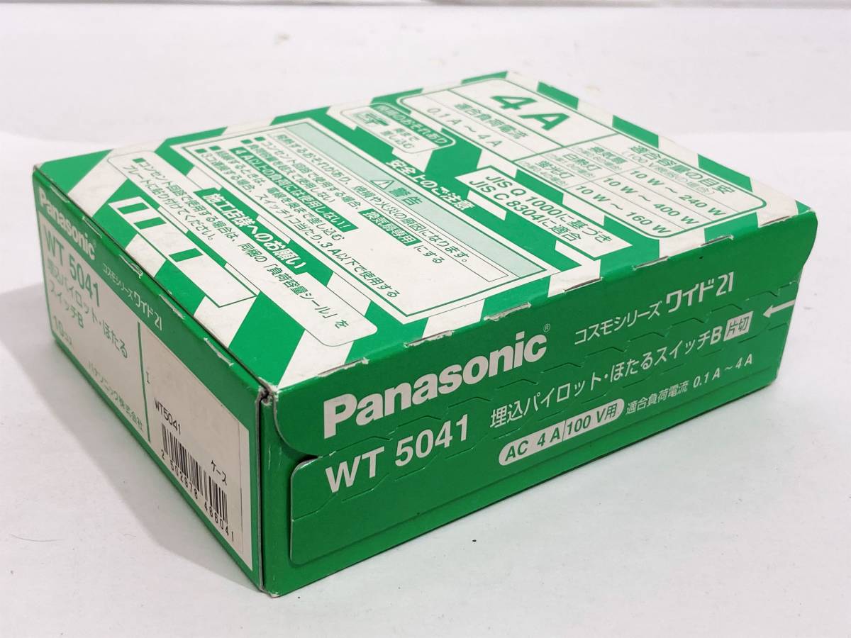 人気，送料無料 Panasonic パナソニック コスモシリーズワイド21 埋込パイロット ほたるスイッチB 1箱 10個入り 片切 AC4A WT5041(スイッチ、開閉器)｜売買されたオークション情報、yahooの商品情報をアーカイブ公 スイッチ、開閉器