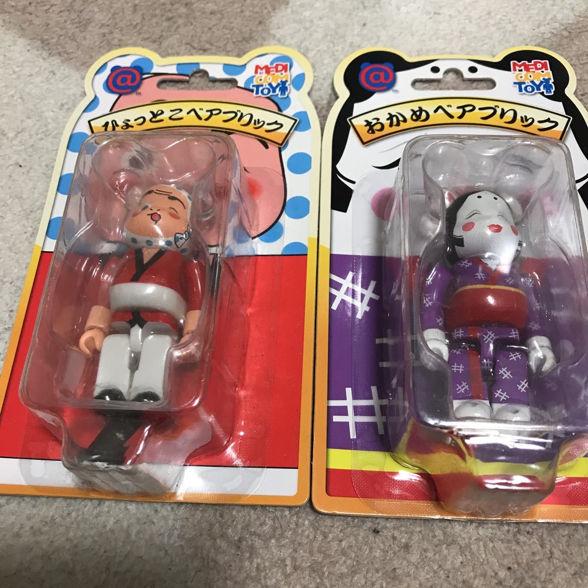 BE@RBRICK ひょっとこ、おかめベアブリック 100% 未開封 【公式通販】