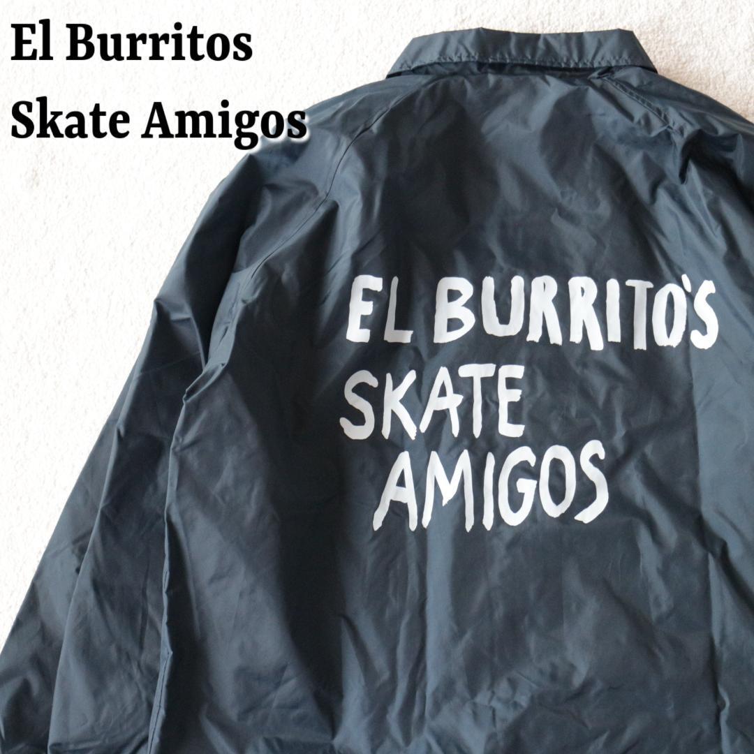 El Burrito's Skate Amigos コーチジャケット ネイビー El Skate