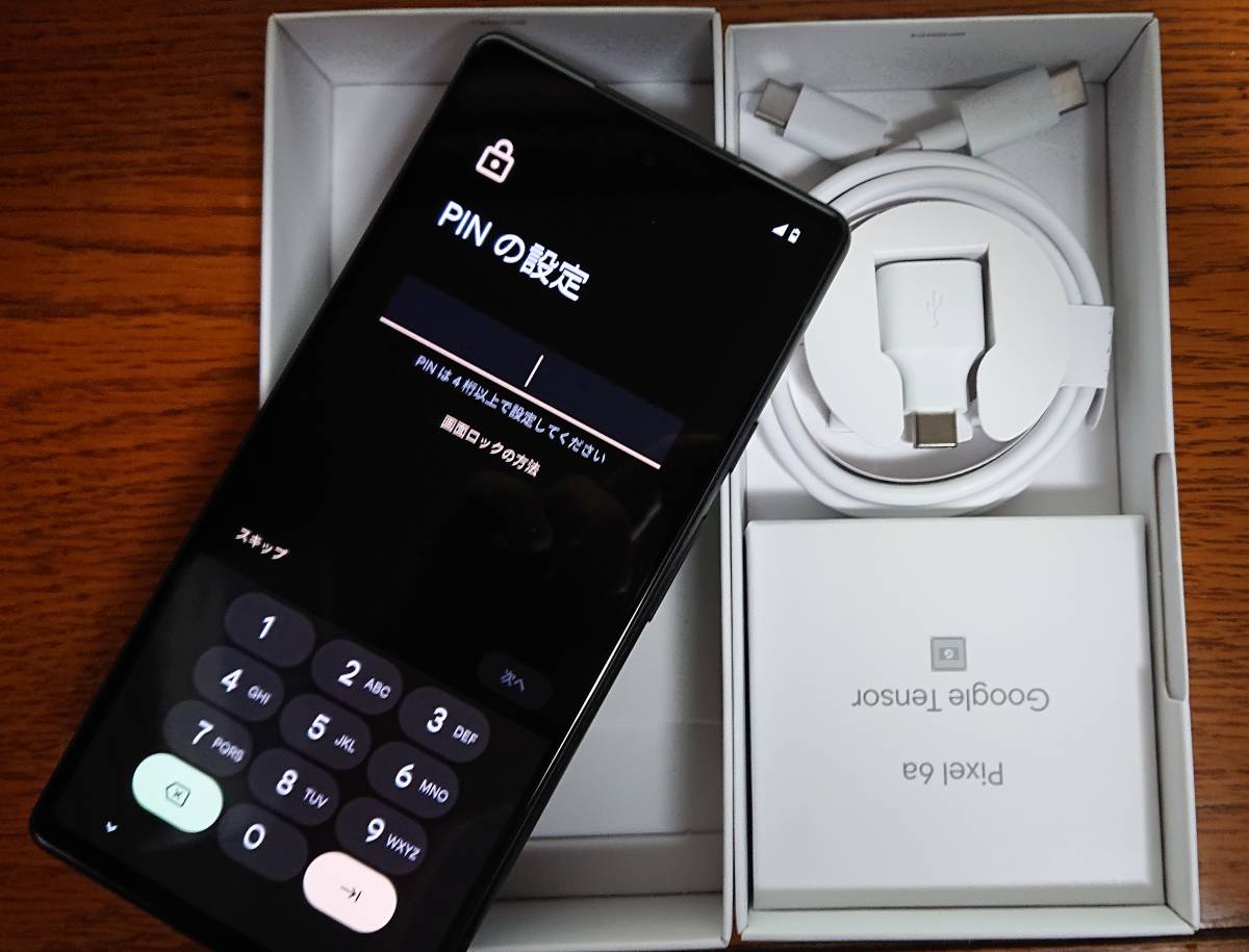 新品未使用】Google Pixel 6a Charcoal 128GB GB17L SIMフリー au版