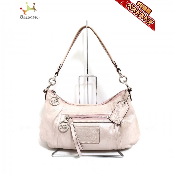 コーチ COACH ハンドバッグ F16284 - 化学繊維 ピンクベージュ バッグ