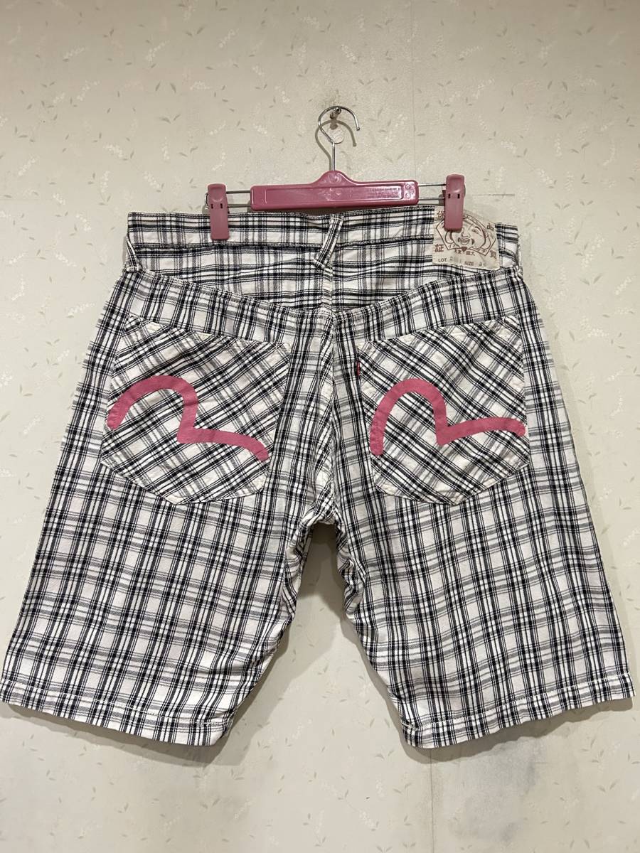 新 恵美寿神頭 EVISU エヴィス エビス LOT 2001 ピンクカモメペイント 