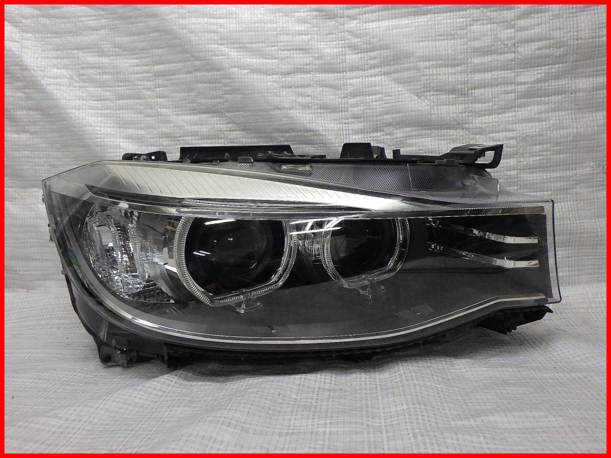 BMW 前期 3シリーズ HID 右ヘッドライト 純正 F33 F30 4シリーズ F32 F36 0