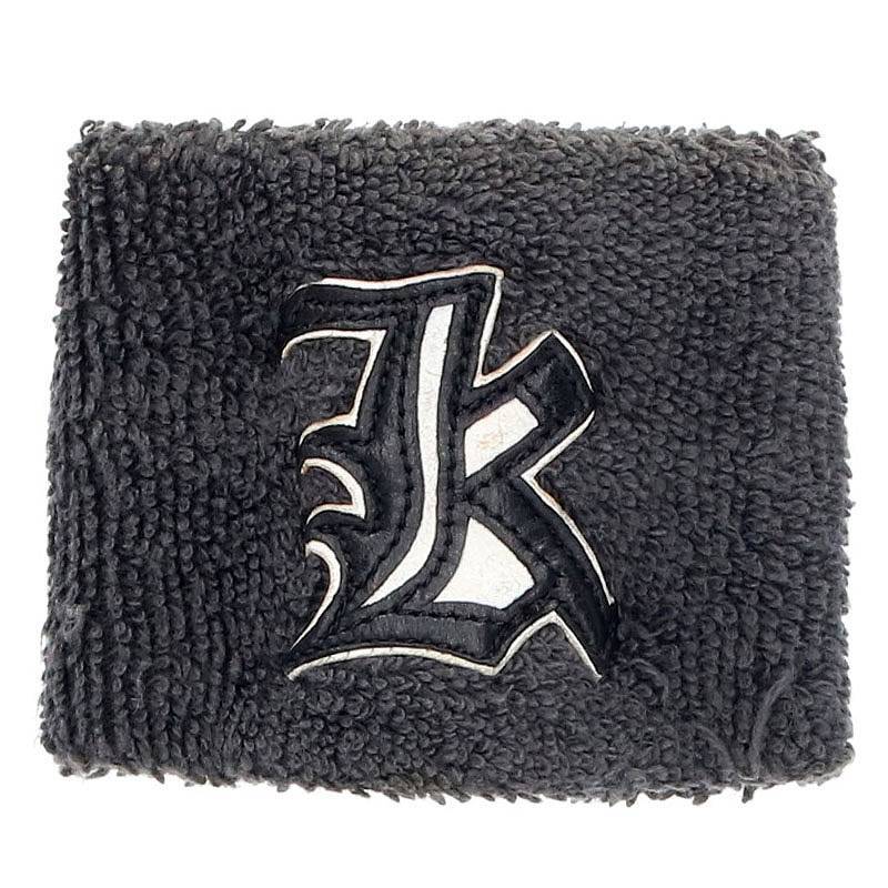 クロムハーツ Chrome Hearts ×氷室京介レザーパッチリストバンド 中古