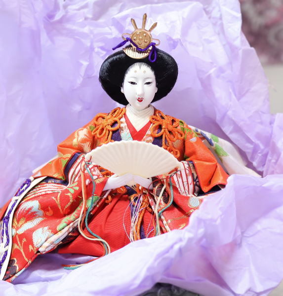 お雛様 ひな祭り 菊水作 ひな人形セット 7段 菊水作7段飾りの雛人形セット（棚無し）(ひな人形)｜売買された