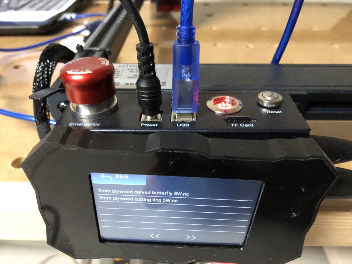 美品レーザー加工機/レーザー彫刻機 卓上型 HTPOW A5 M50 PRO 日本語 