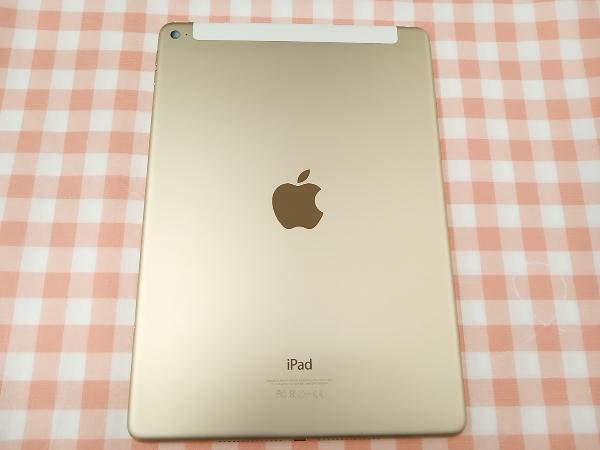 ジャンク 大特価【管理番号3.5】MH1C2J/A iPad Air 2 Wi-Fi+Cellular 16GB ゴールド au 1円スタート