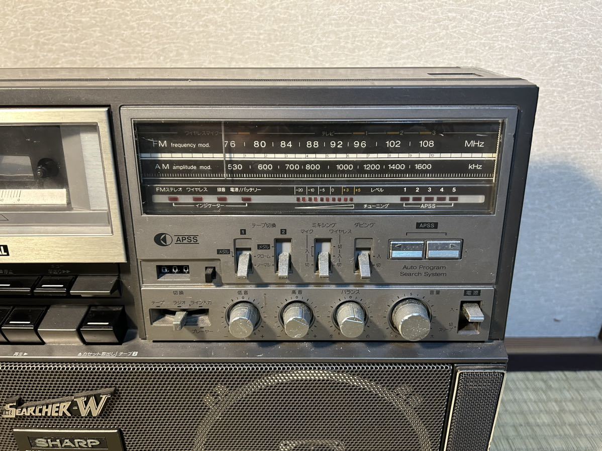 SHARP シャープ ダブルラジカセ THE SEARCHER-W GF-888
