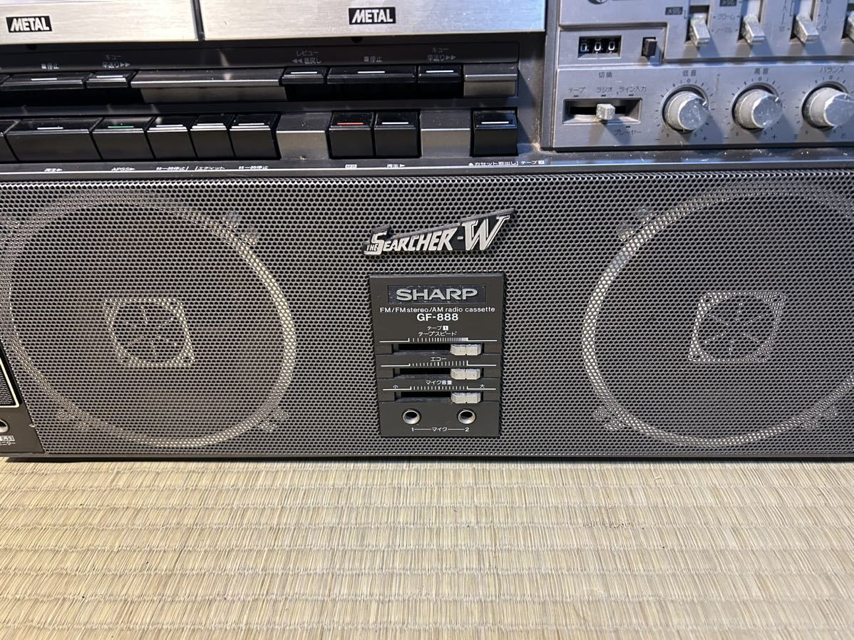 SHARP シャープ ダブルラジカセ THE SEARCHER-W GF-888