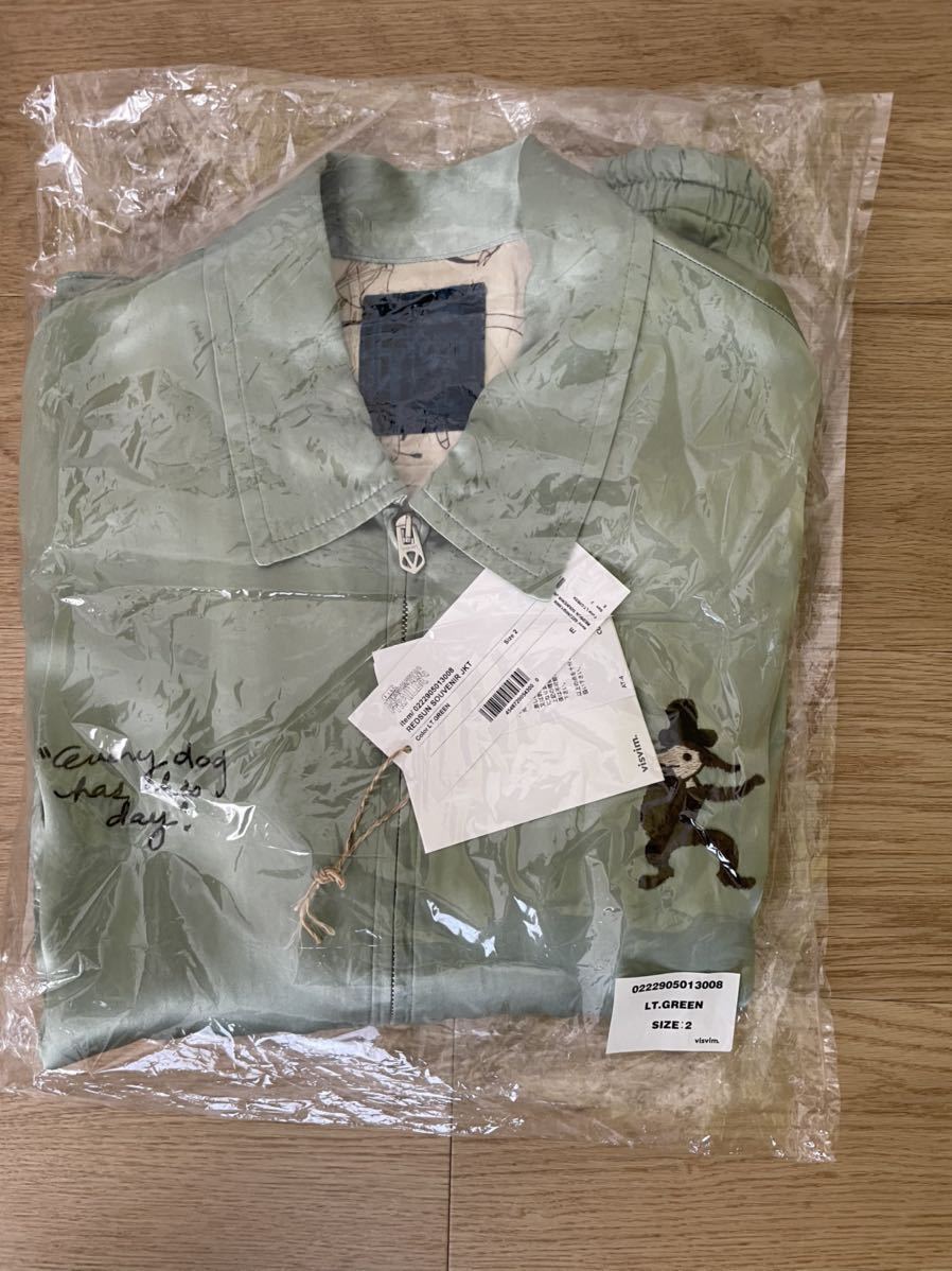 visvim ict REDSUN SOUVENIR JKT LT.GREEN サイズ2 two JOURNEYMAN 