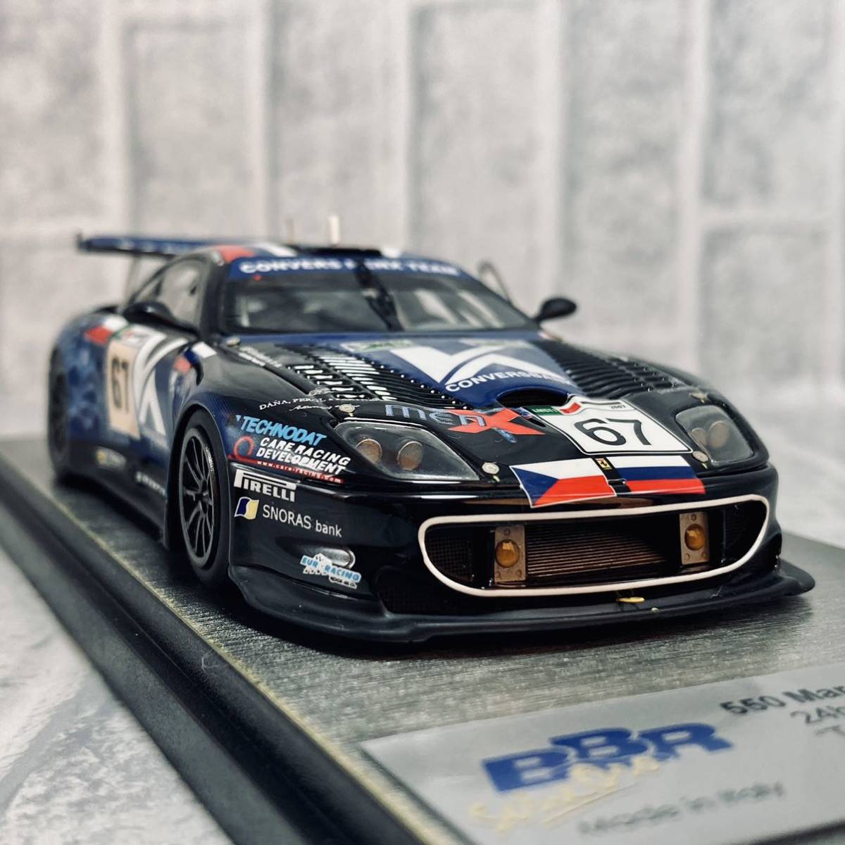 100個限定 BBR 1/43 2007年型 フェラーリ550マラネロ LM GT1