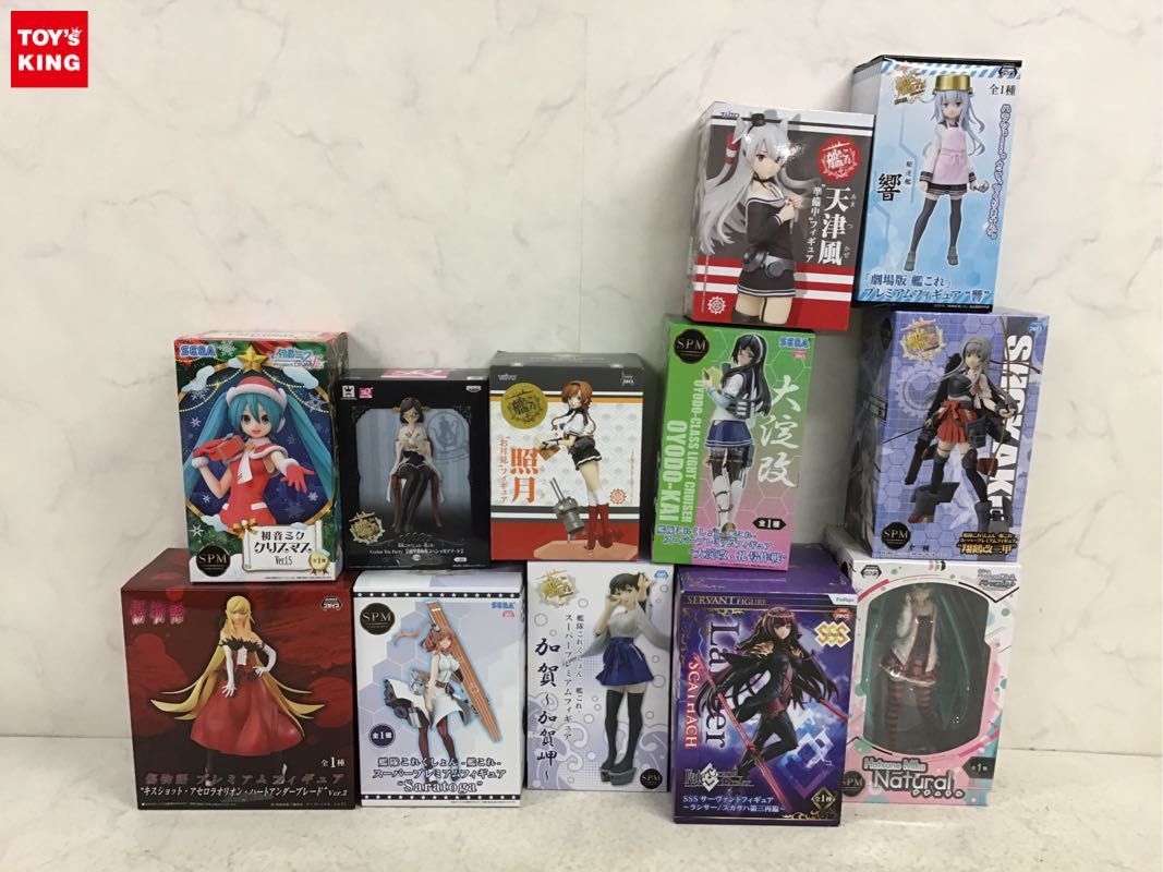 1円〜 同梱不可 ジャンク SQフィギュア、SPM等 艦これ、初音ミク、傷物語 他