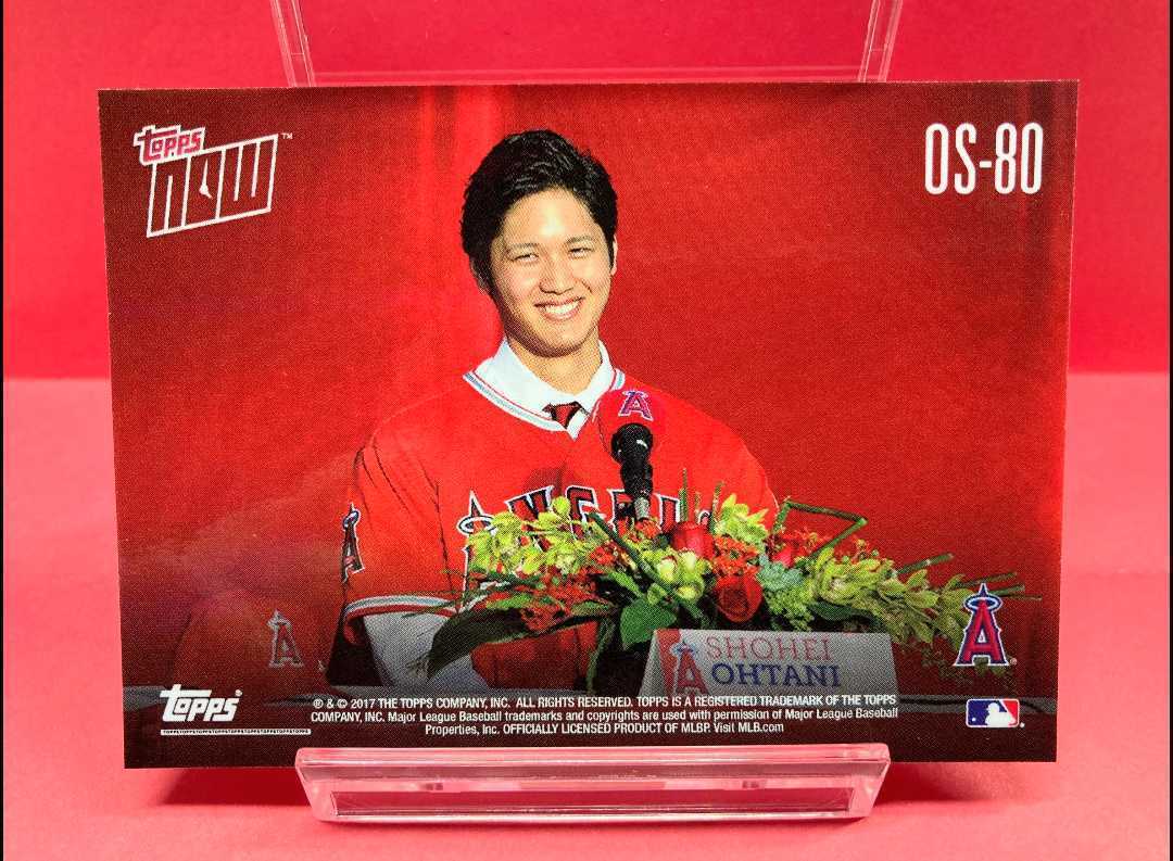 入団会見】大谷翔平 2017 TOPPS NOW エンゼルス入団会見 PSA8 入団会見