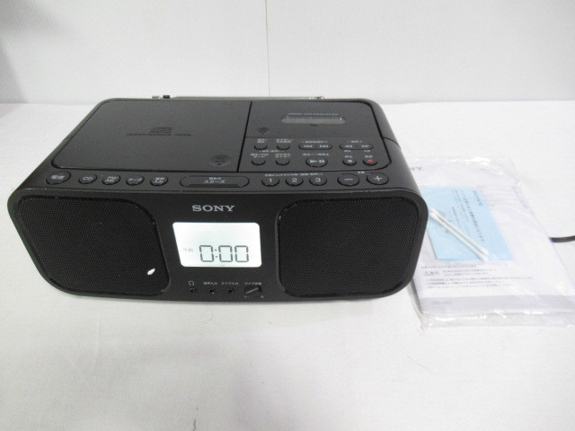 □美品□SONY/ソニー CDラジカセ 2017年 Model:CFD-S401 動作確認済