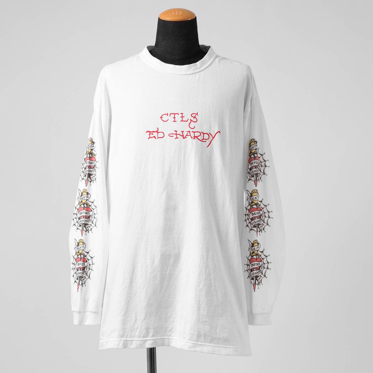 CVTVLIST カタリスト CTLS 白ロンT size1 死神 CTLS PIECES LONG 