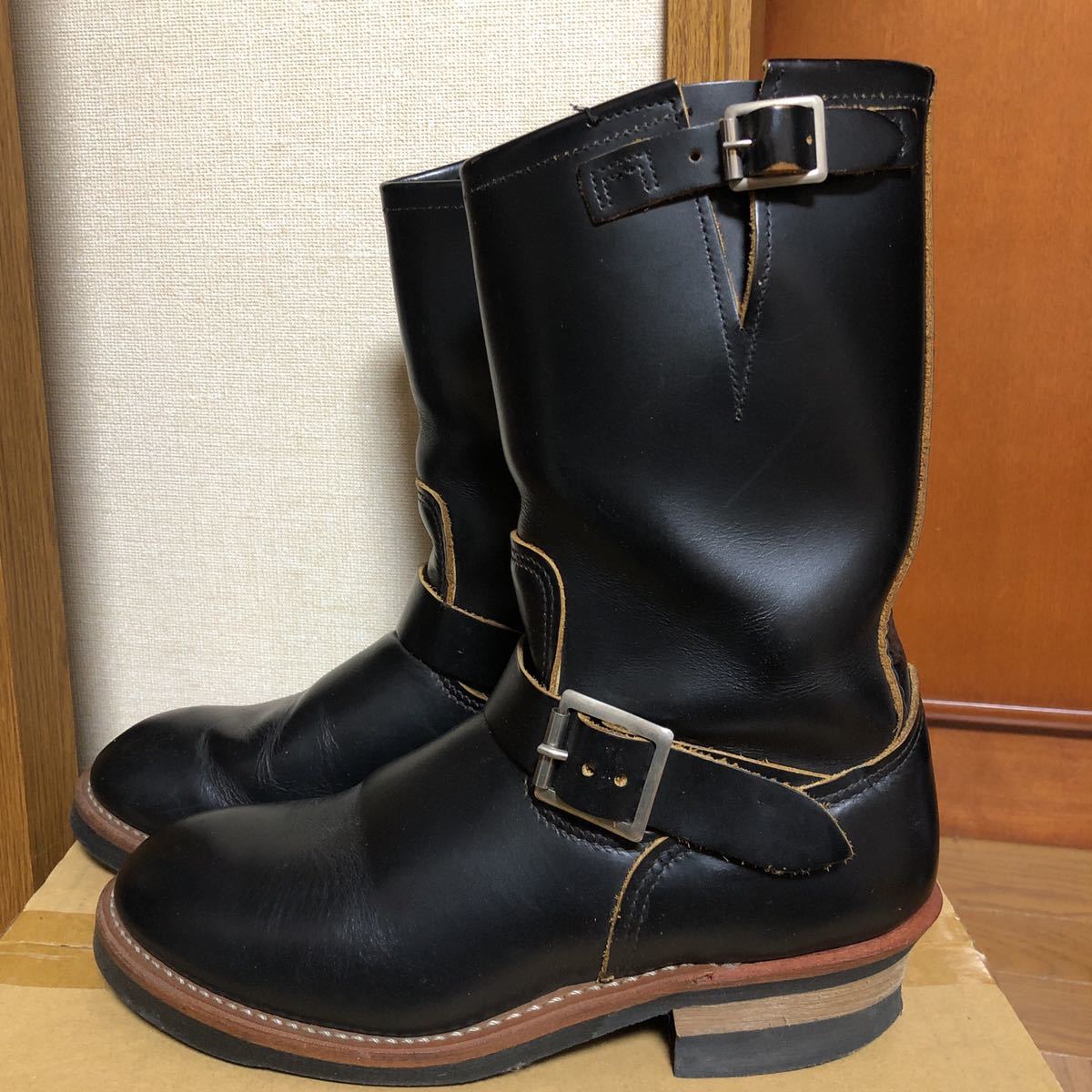 RED WING レッドウィング 2966 エンジニア ブーツ 8.5D ブラック 黒 