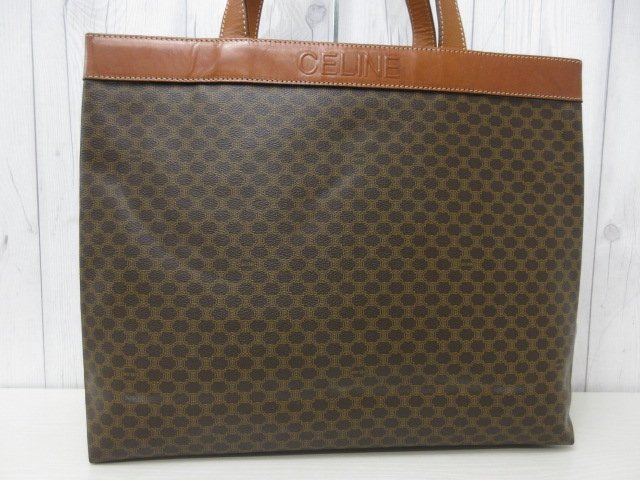 【即日配送】CELINE マカダム柄 トートバッグ 極美品 CELINE セリーヌ マカダム柄 トートバッグ ショルダーバッグ