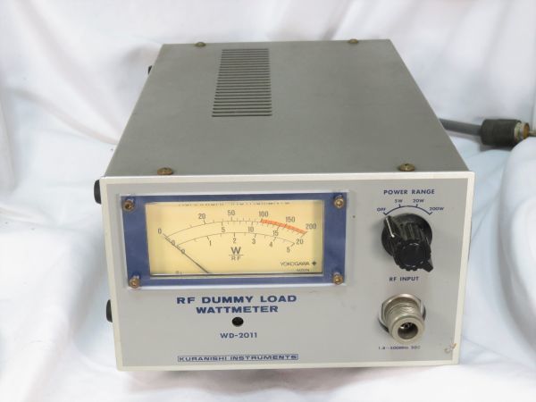 【KURANISHI】 クラニシ DUMMY LOAD ダミーロード RW-151D 終端型 電力計 ワットメーター ② A0784YG クラニシ RW-151D 終端型高周波電力計 【公式通販】