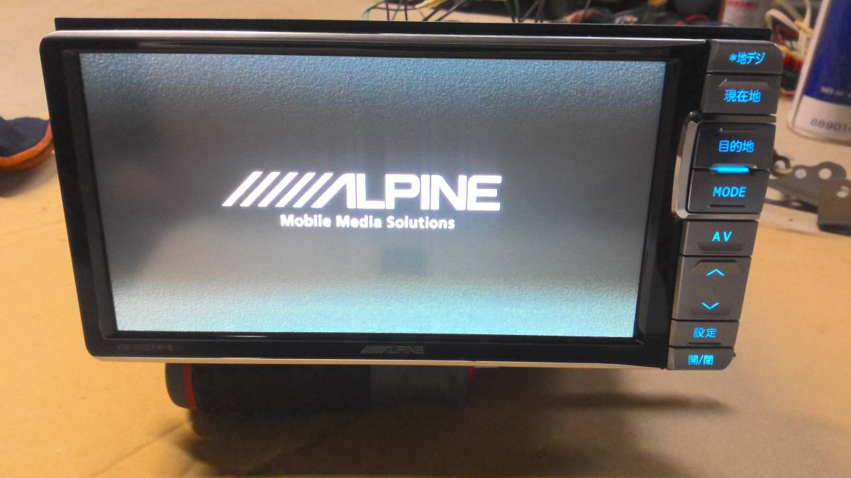 ALPINE アルパイン VIE-X007WⅡ-S メモリーナビ 中古品  