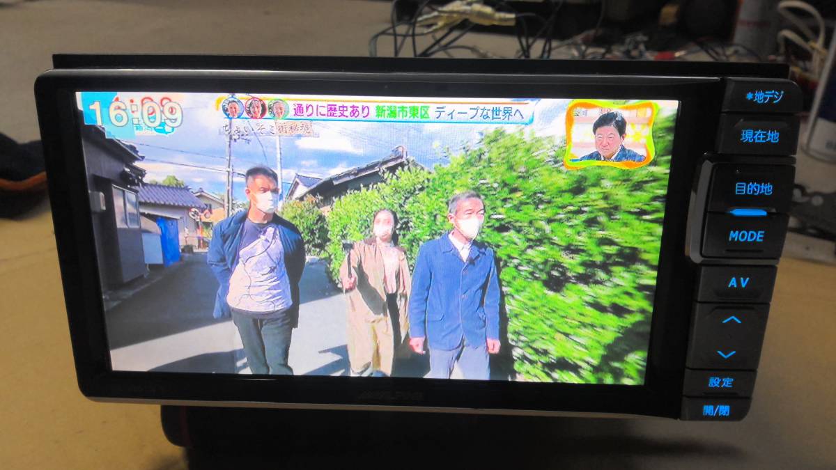 ALPINE アルパイン VIE-X007WⅡ-S メモリーナビ 中古品  