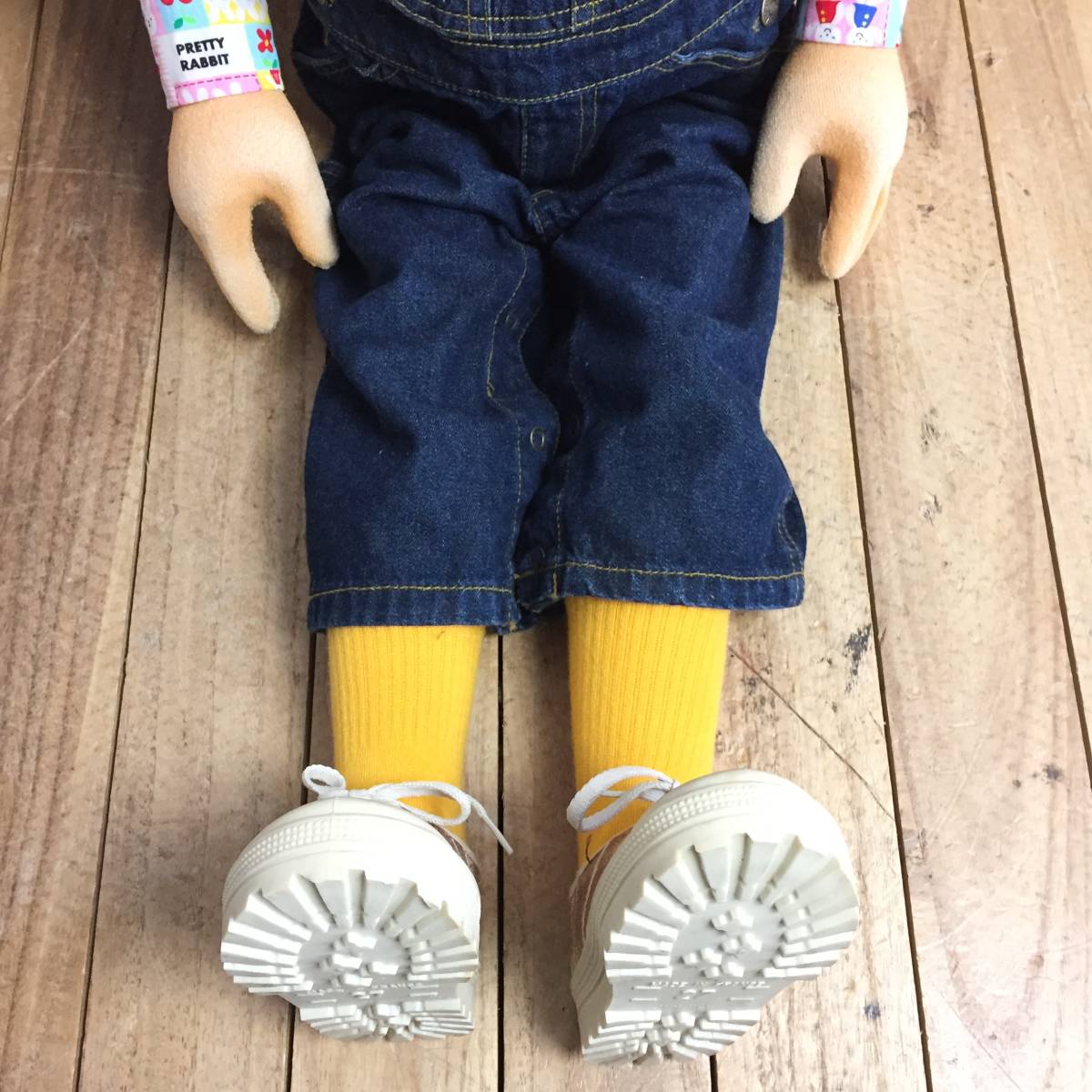 ▽Puppet House 腹話術人形 全長約88cm ドール レトロ 訳あり House
