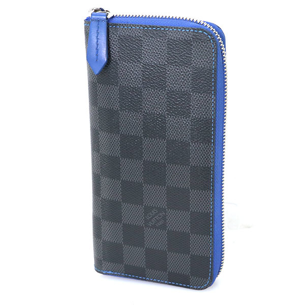 ルイヴィトン LOUIS VUITTON ダミエグラフィット ブルー キャンバス