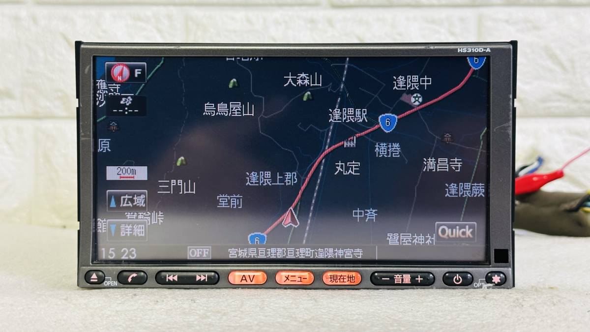 地図2013年】日産純正 HDDナビ HS310D-A☆CD/DVDビデオ/Bluetooth