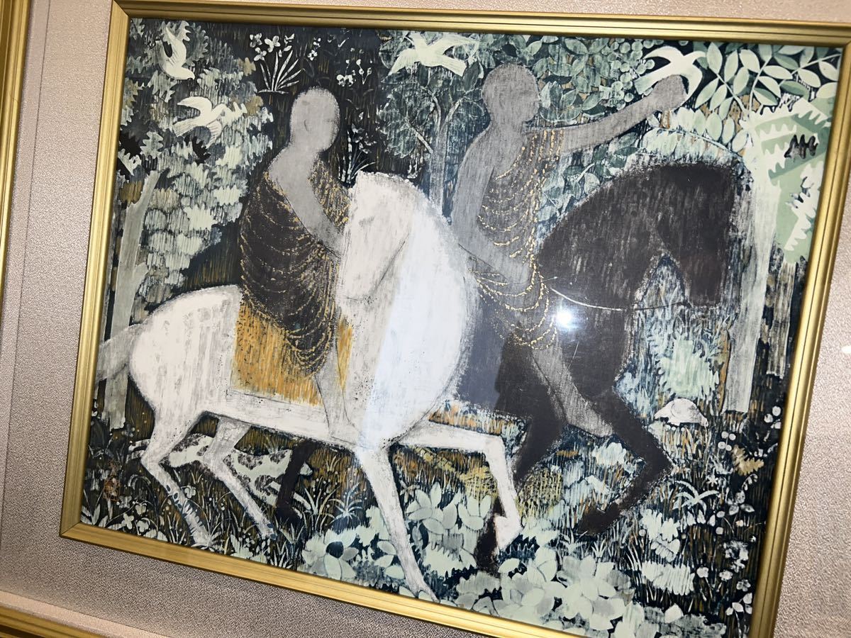巧藝画「仏教伝来 美術品 平山郁夫「仏教伝来」特別限定工藝画 砂漠