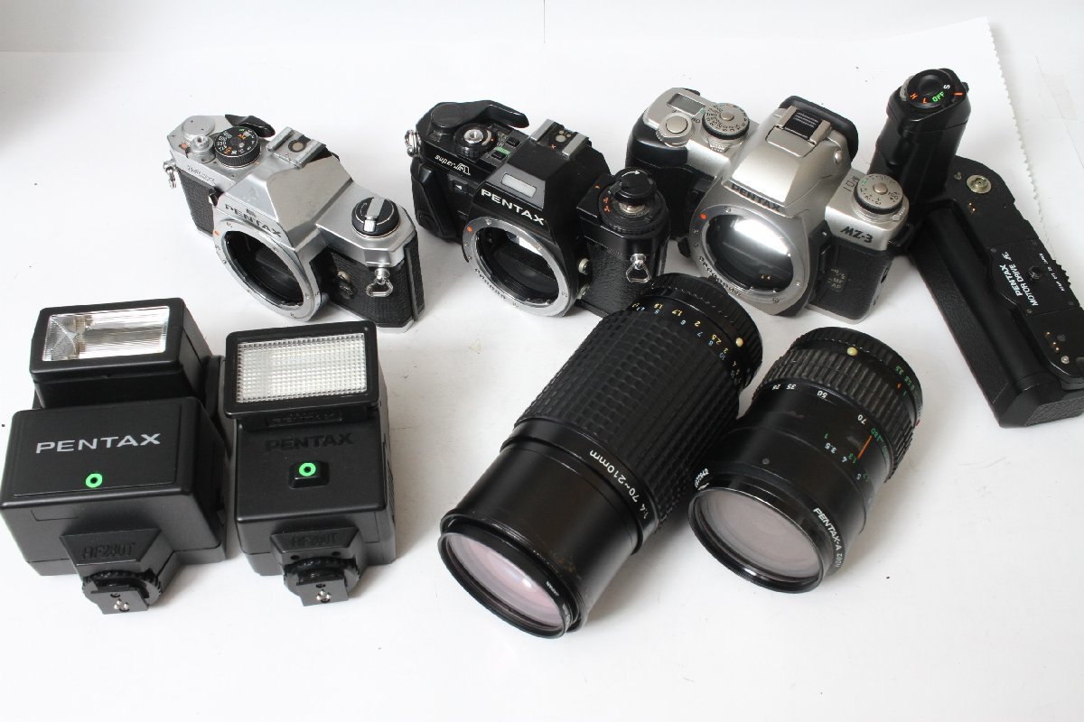 カメラ 【ジャンク】PENTAXセット ペンタックスまとめ売り カメラ3個と