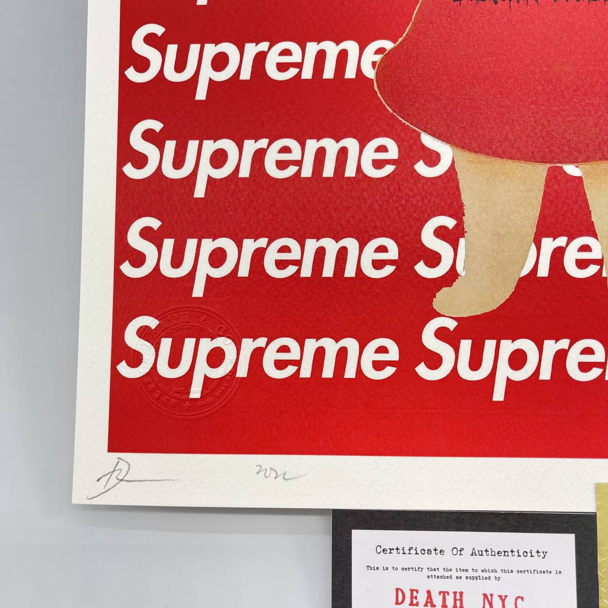 DEATH NYC 世界限定 アートポスター 奈良美智 YOSHITOMO NARA