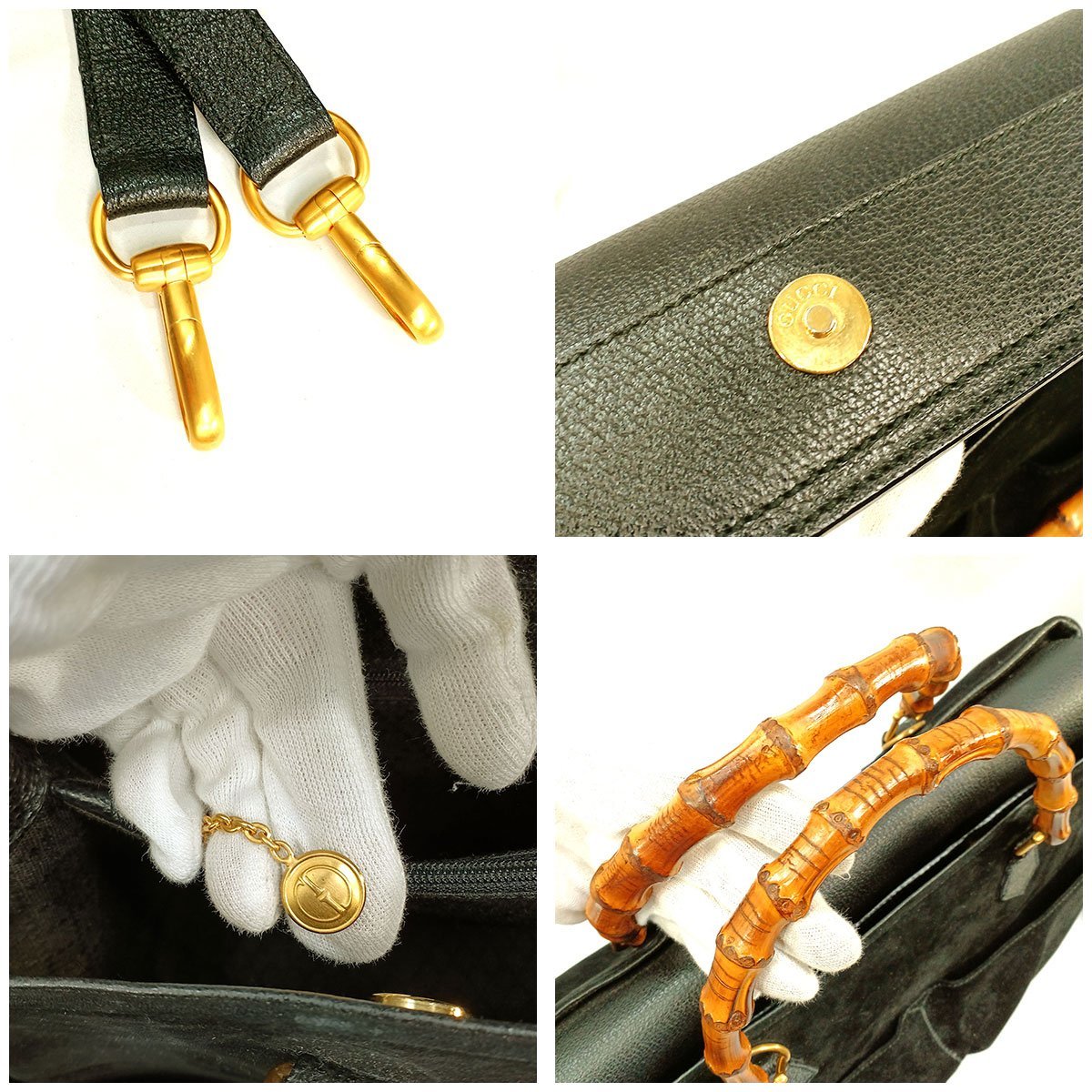 美品 グッチ バンブー 2WAY ショルダーバッグ 002 2855 0322 0 
