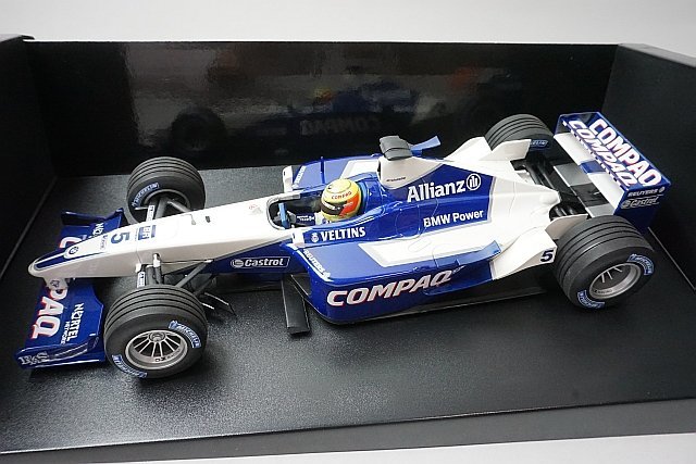 ミニチャンプス PMA 1/18 ウィリアムズ Willisms F1 BMW FW23 1st GP win 2001 R.シューマッハ #5 COMPAQ 100010025