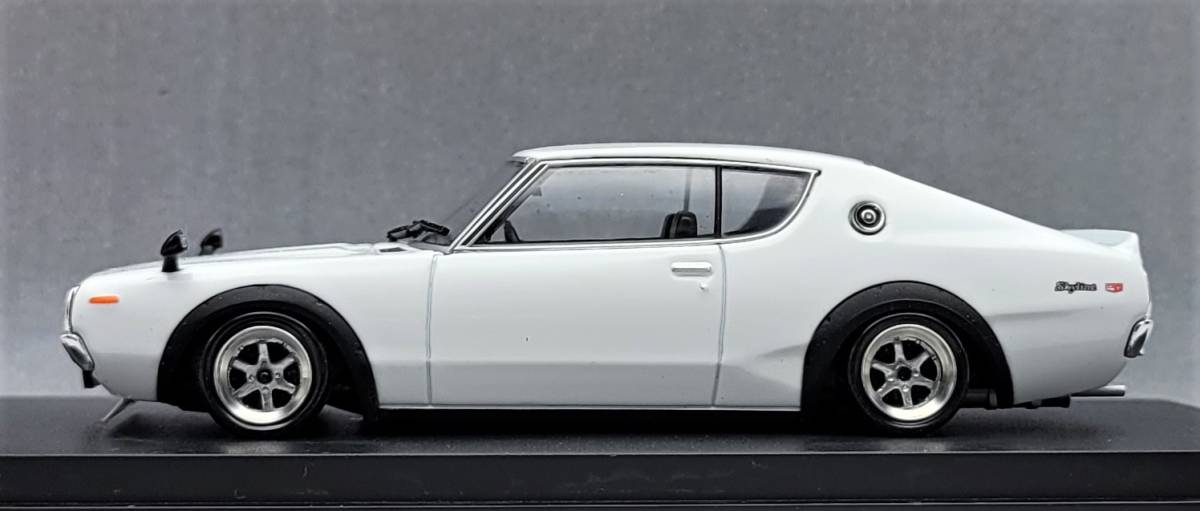 1/43　スカイライン改　ケンメリ2Dr　GT-Rフォーカス　アルミ製　深リム 1⁄43 2000GT-R スカイライン改 日産 スカイライン Skyline ケンメリ2Dr
