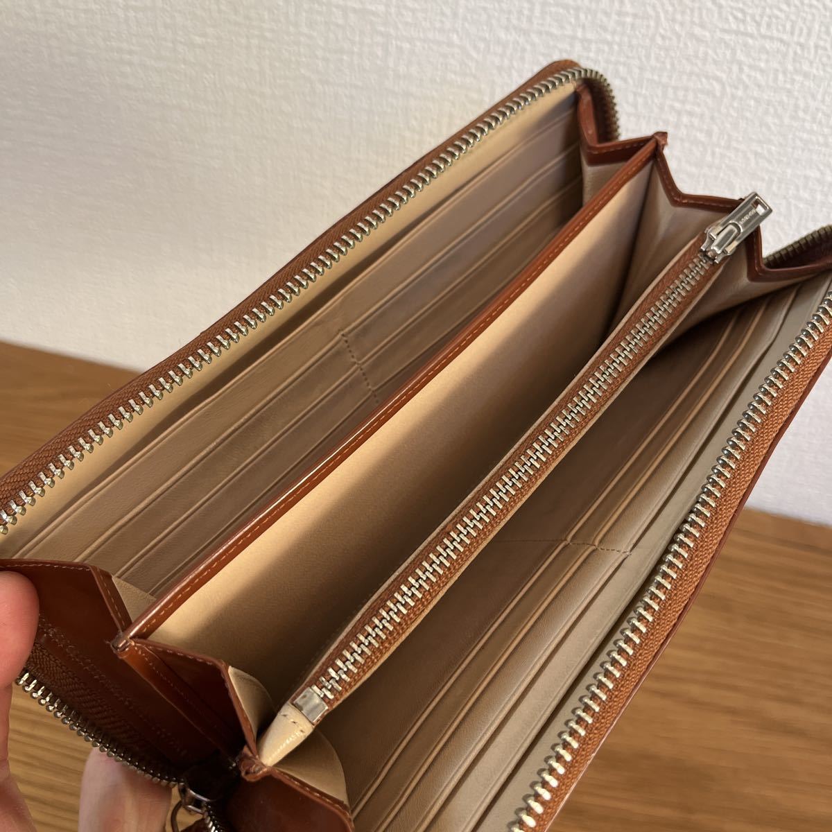 定価30800円【美品★現行型】★ポーター★カウンター★フルラウンドジップ式長財布★ブラウン色★吉田カバン★日本製【管:7】