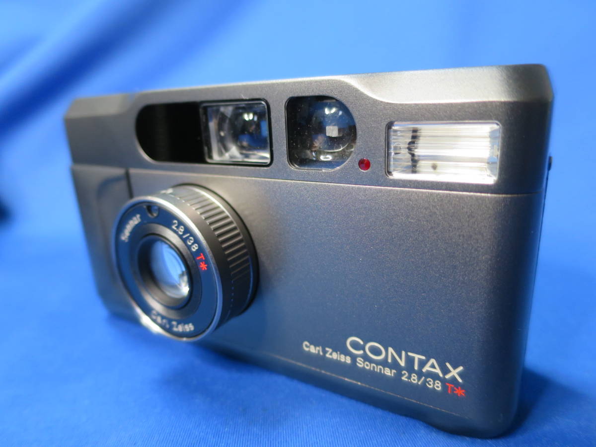 動作確認済 CONTAX T2 Titan Black チタンブラック コンタックス