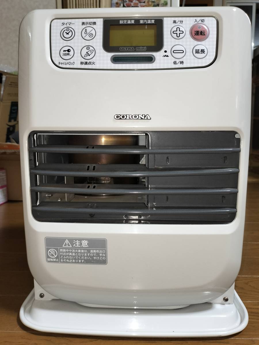 CORONA　石油ファンヒーター　FH-M257Y ホワイト（ 7〜9畳）