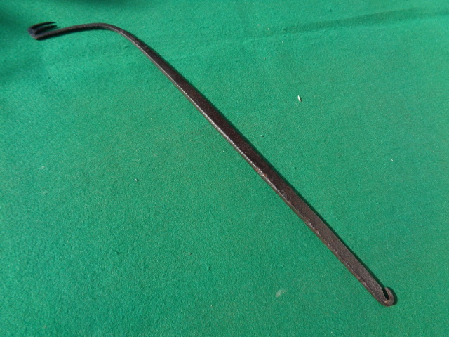 鰻取り　鰻掻き　サイズ長43cm　鉄製1本　検索　時代物　古民具　漁具