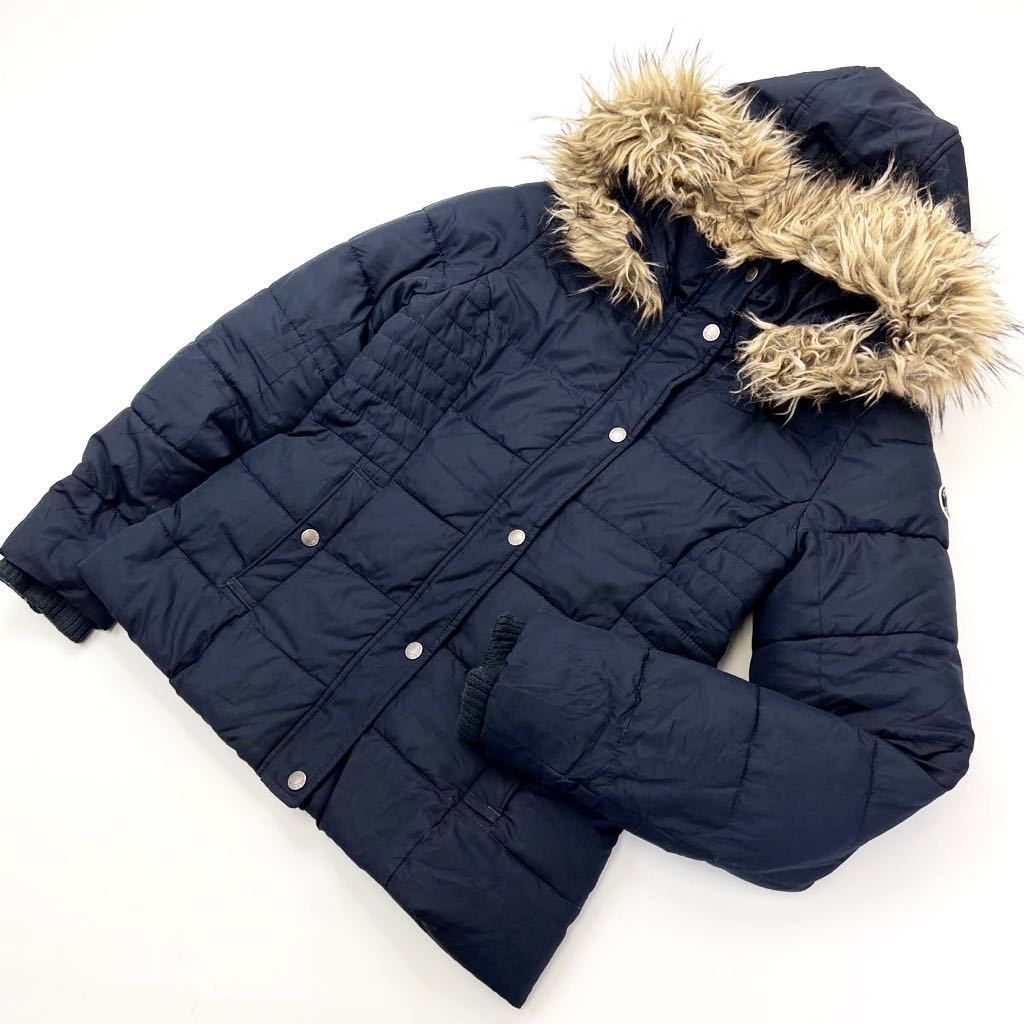 Abercrombie&Fitch ☆ 裏地フリース◎ フードファー◎ 中綿 ジャケット 