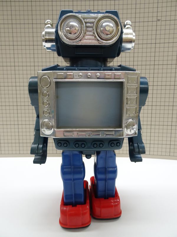 #k6【梱80】堀川玩具 ニューテレビロボット 当時物