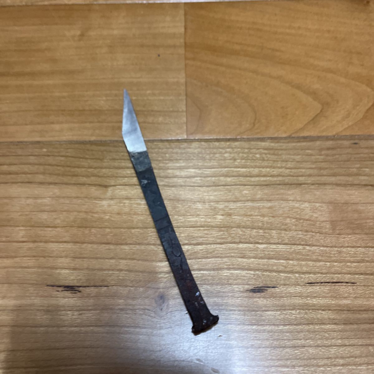 冨田】社寺解体古釘を利用したナイフ120mm 【公式通販】