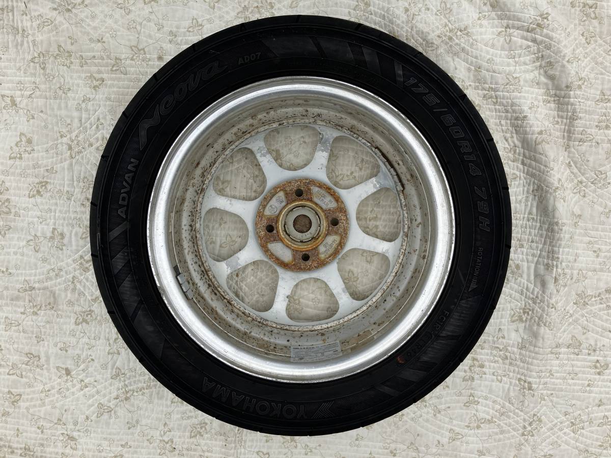引取り希望☆中古☆ENKEI J SPEED 13インチ2本 14インチ2本 PCD100 