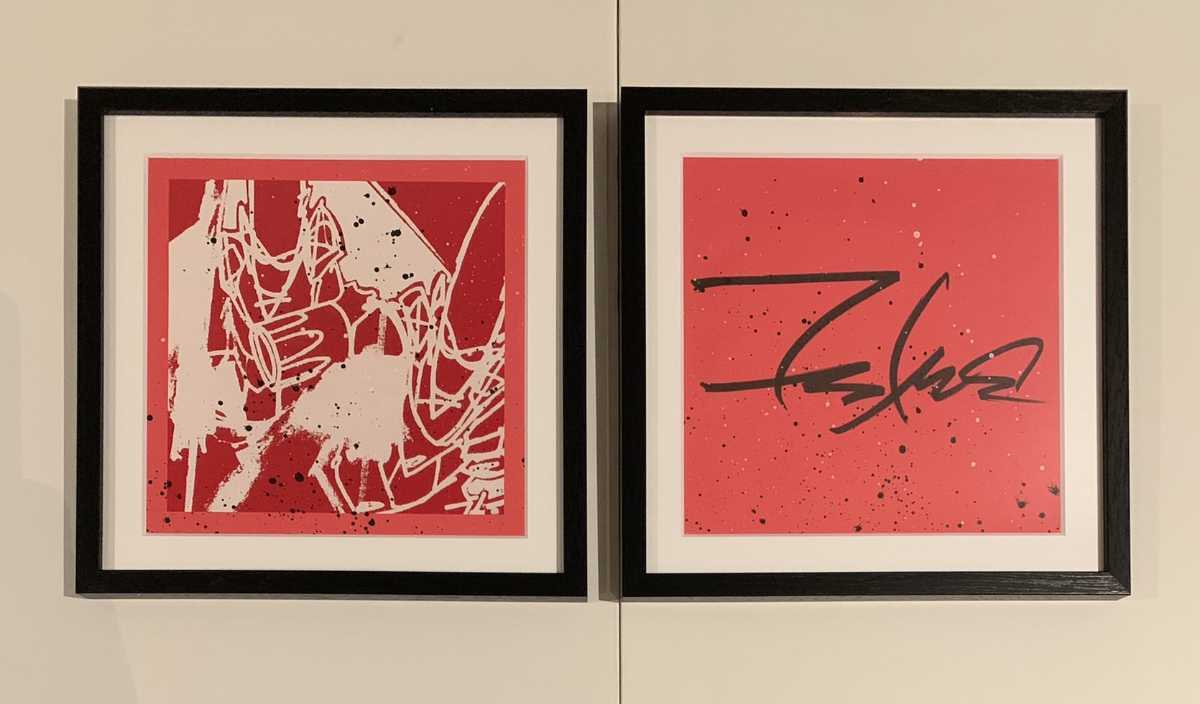非売品 Futura 原画 作品 フューチュラ 直筆サイン スプレー シルク 