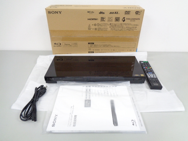 BDZ-ZW2800 SONY ソニー 中古 4K対応ブルーレイレコーダー 3D 美品