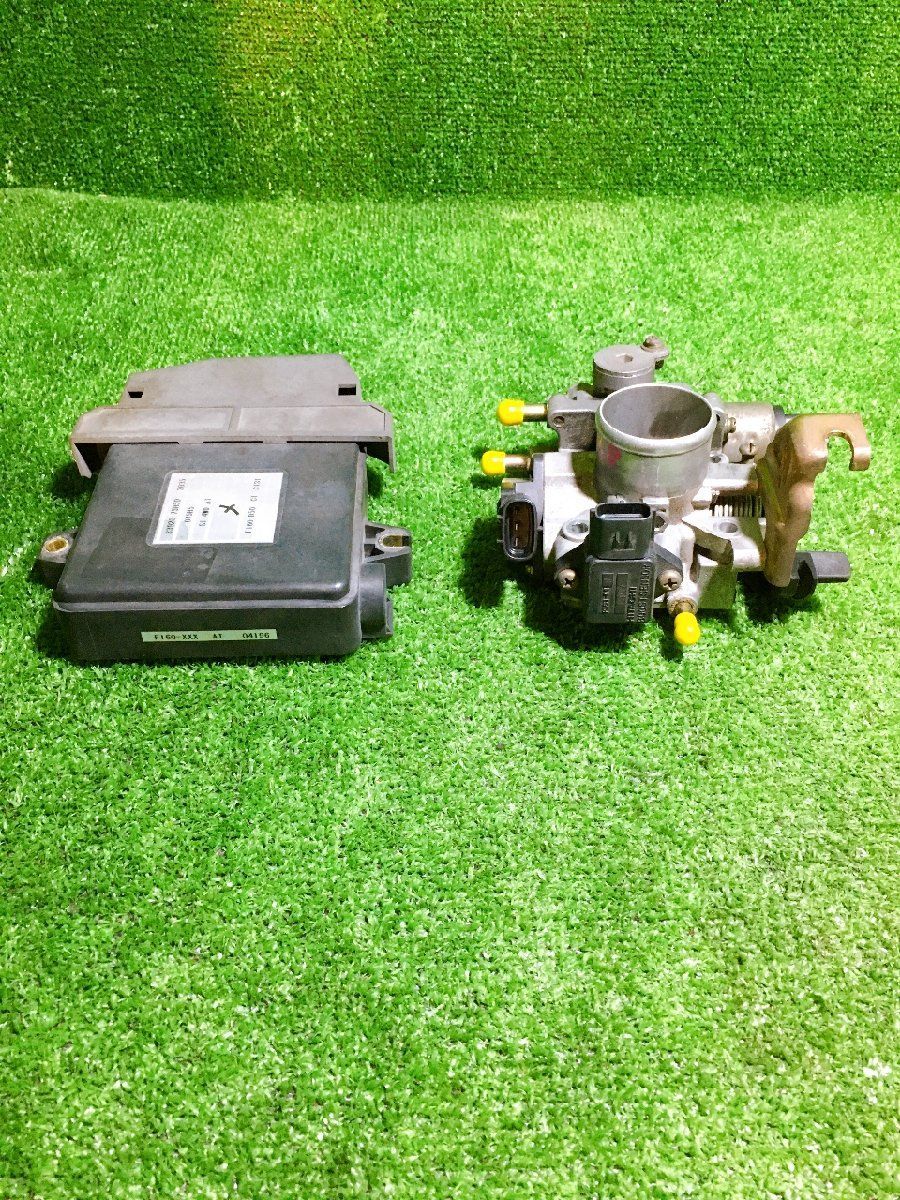 純正 ラパン HE21S スロットルボディー AC35-941 73H5 エンジンコンピューター 33920-75H50