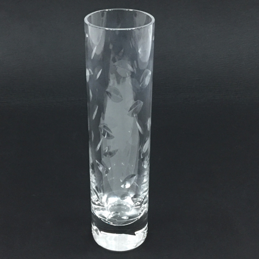 Y2437-1 バカラ オルグ グレイン フラワーベース 花器 箱付 バカラ