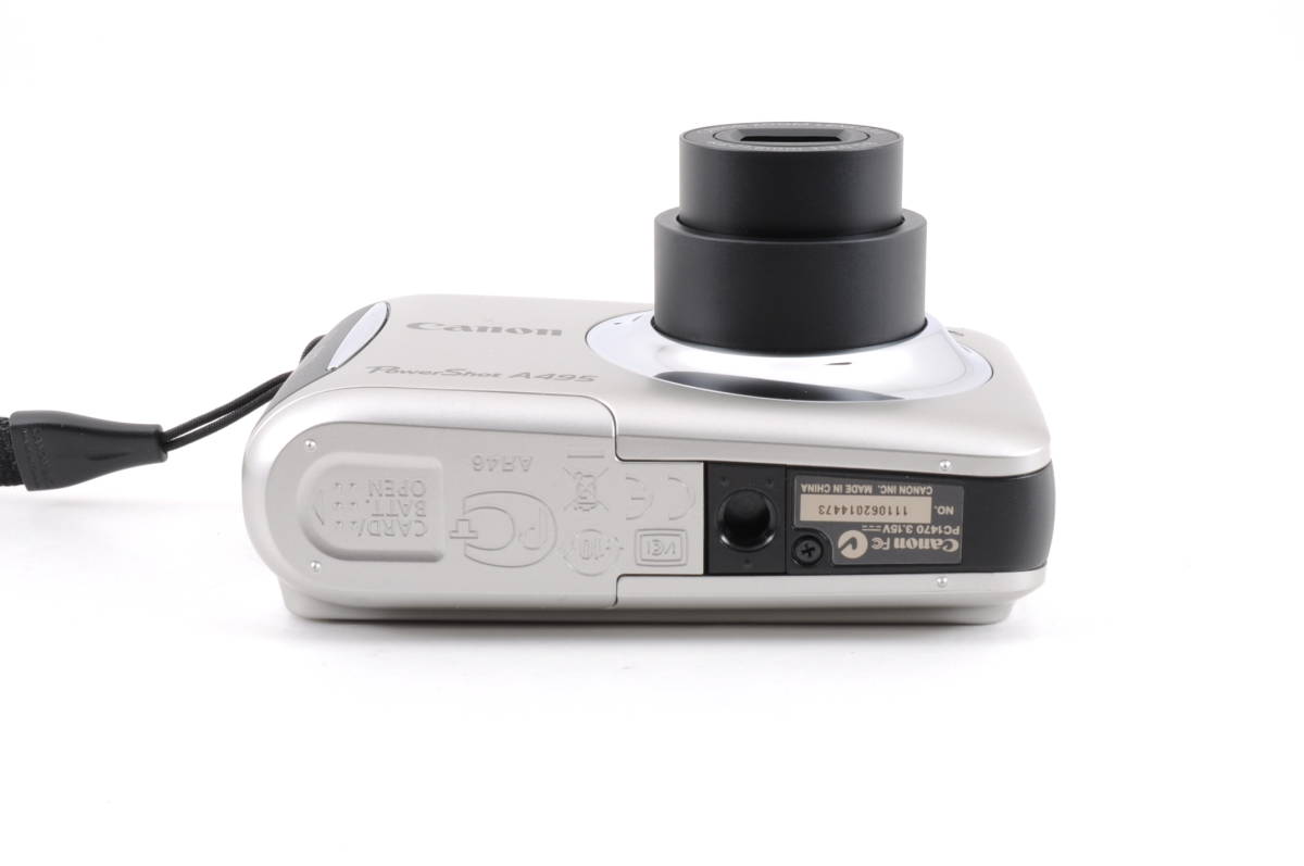 動作品 単三電池使用 キャノン Canon PowerShot A495 パワーショット