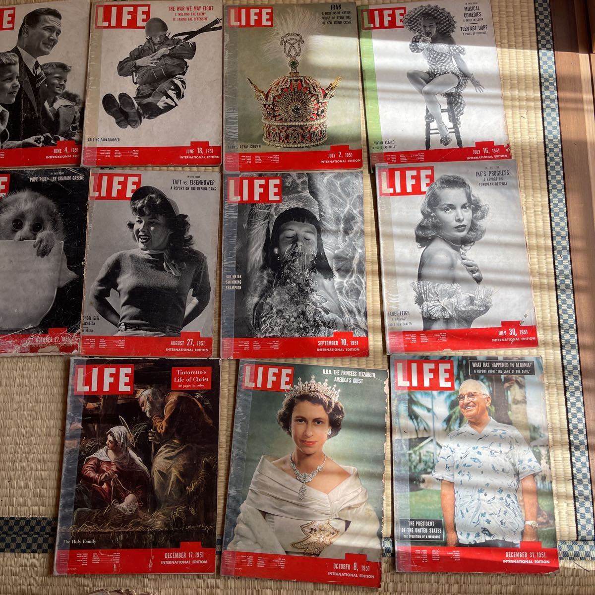 LIFE ライフ誌 1951年 29冊セット ビンテージ雑誌 広告 当時物 (外国語 