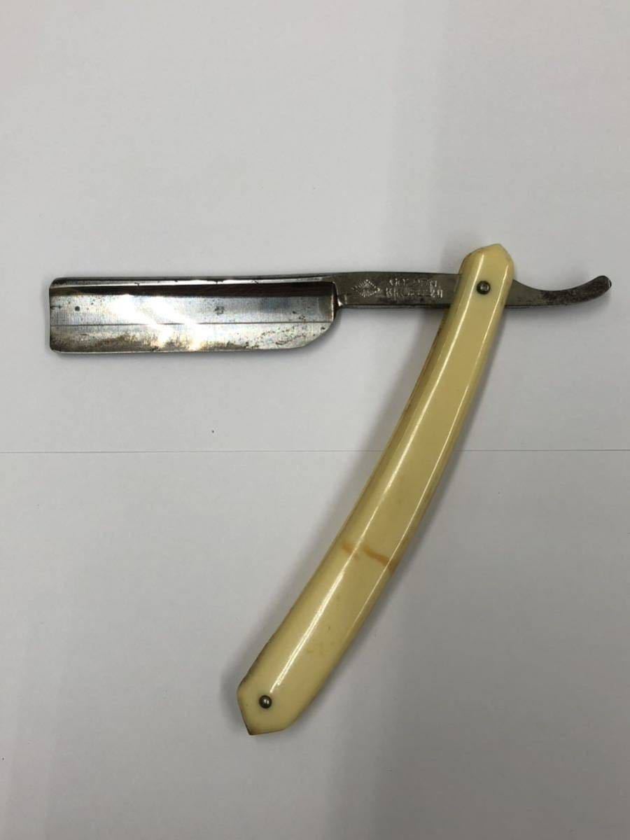 菊星 GOLDEN KIKUBOSHI 西洋剃刀 理容カミソリ レザー 難あり ビンテージ 理容 カミソリ 床屋 検索 岩崎 三条 上条 玉鋼 日本剃刀